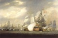 Der Sieg Raking die spanische Salvador del Mundo in der Schlacht von Kap St Vincent 1797 Seeschlachten